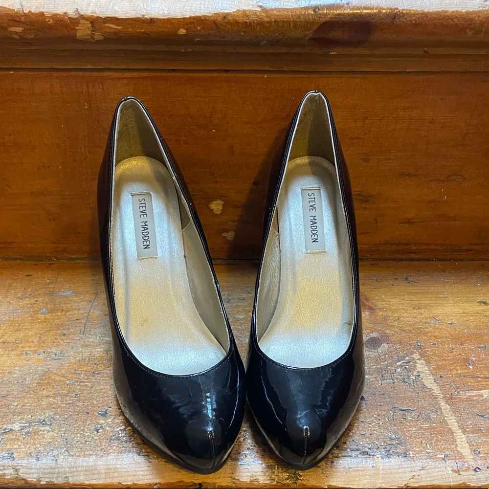 Steve Madden Patent Pumps